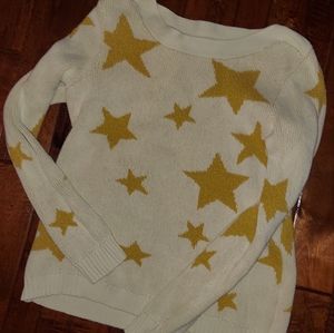 Boutique Sweater Stars Size Medium Marled brand